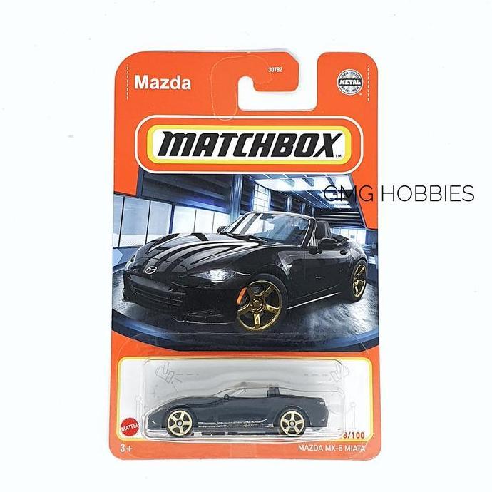 MAZDA MX-5 MIATA HITAM MATCHBOX DIECAST MOBIL MAINAN MINIATUR 092021