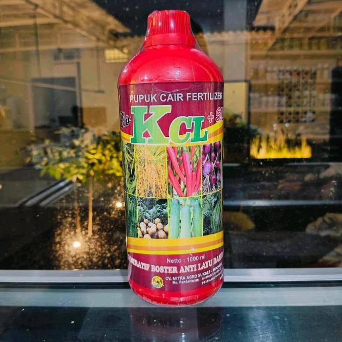 PUPUK CAIR Bio KCL Cair 1liter Pelengkap untuk Pertumbuhan Bunga Tanaman Daun (TERBAIK) (TERBARU) (T