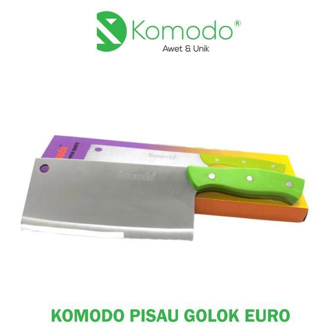 KOMODO PISAU DAGING STAINLESS GOLOK EURO TEBAL