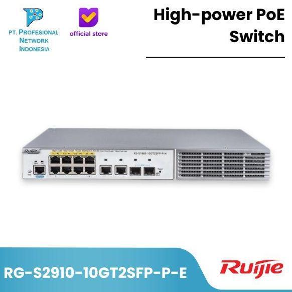 Ruijie Rg-S2910-10Gt2Sfp-P-E Switch Poe Poe+