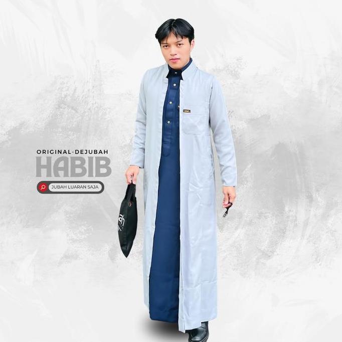 DeJubah - Jubah Pria Luaran Model Jubah Habib
