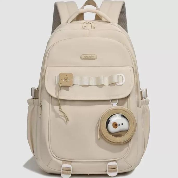 Grosir 0168 Tas Sekolah Korea Style Anak Cewek Untuk Smp Dan Sma  Design Simpel Dan Cantik
