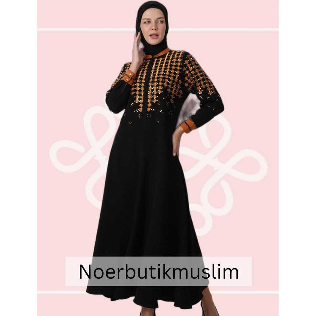 NEW DEALS HIKMAT FASHION ORIGINAL A1855 ABAYA HIKMAT NOERBUTIKMUSLIM