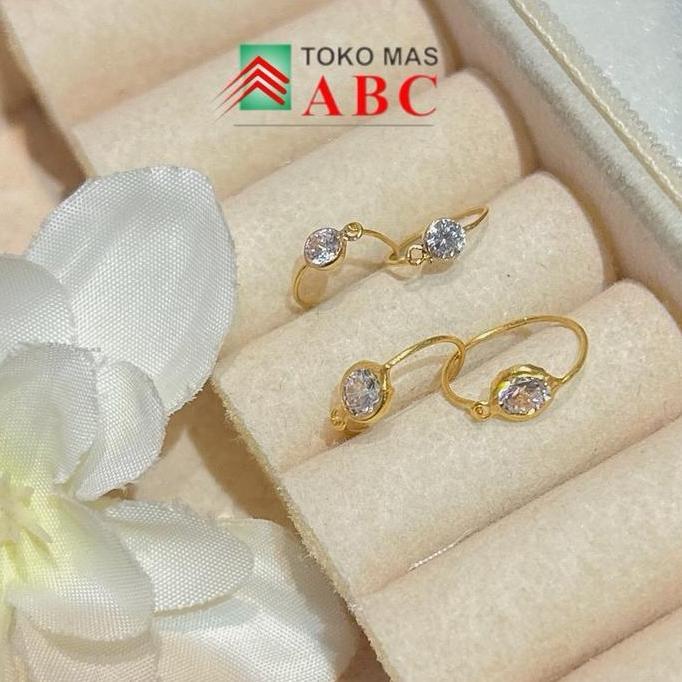 [ABC KEPATIHAN] anting bayi -+0.500-0.350gram emas tua 16k