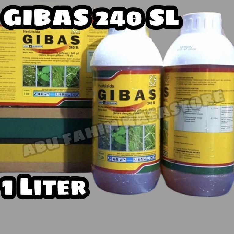 Pembasmi Rumput Pembasmi Alang Alang Gibas 240 Sl 1 Liter