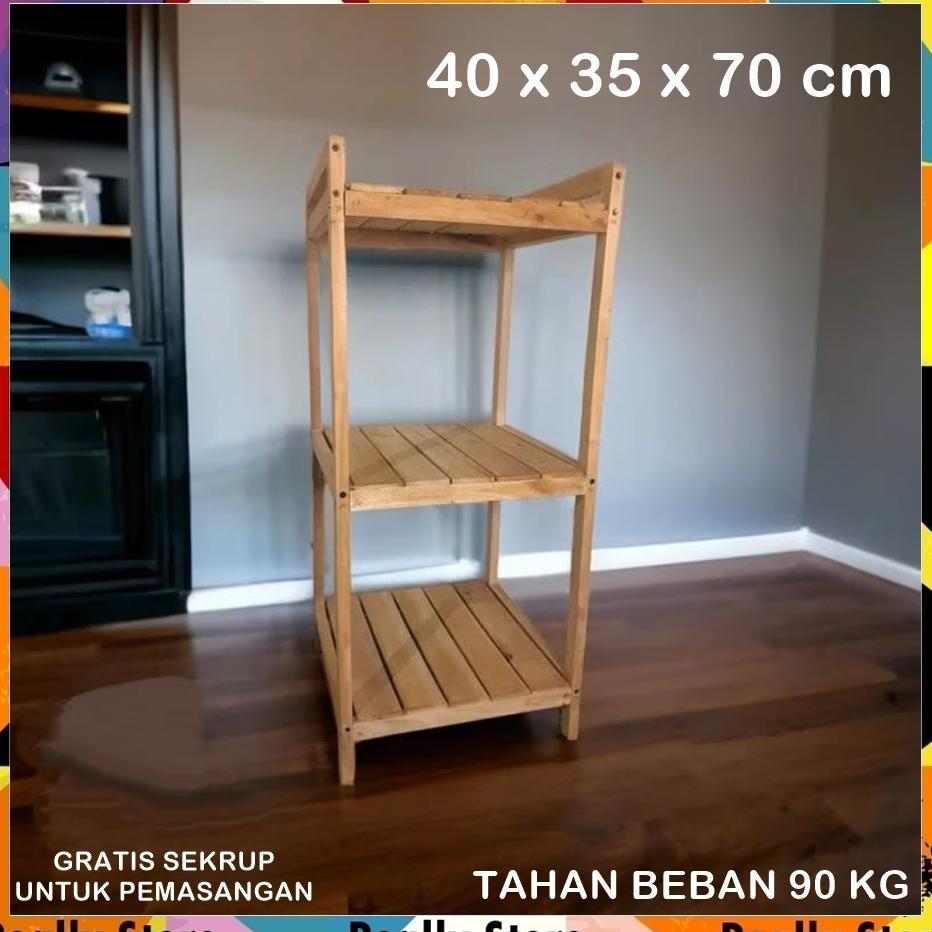 Rak Dispenser Galon Kayu Dan Magic Com 3 Susun Rice Cooker Tempat Galon Kayu Esetik Aesthetic