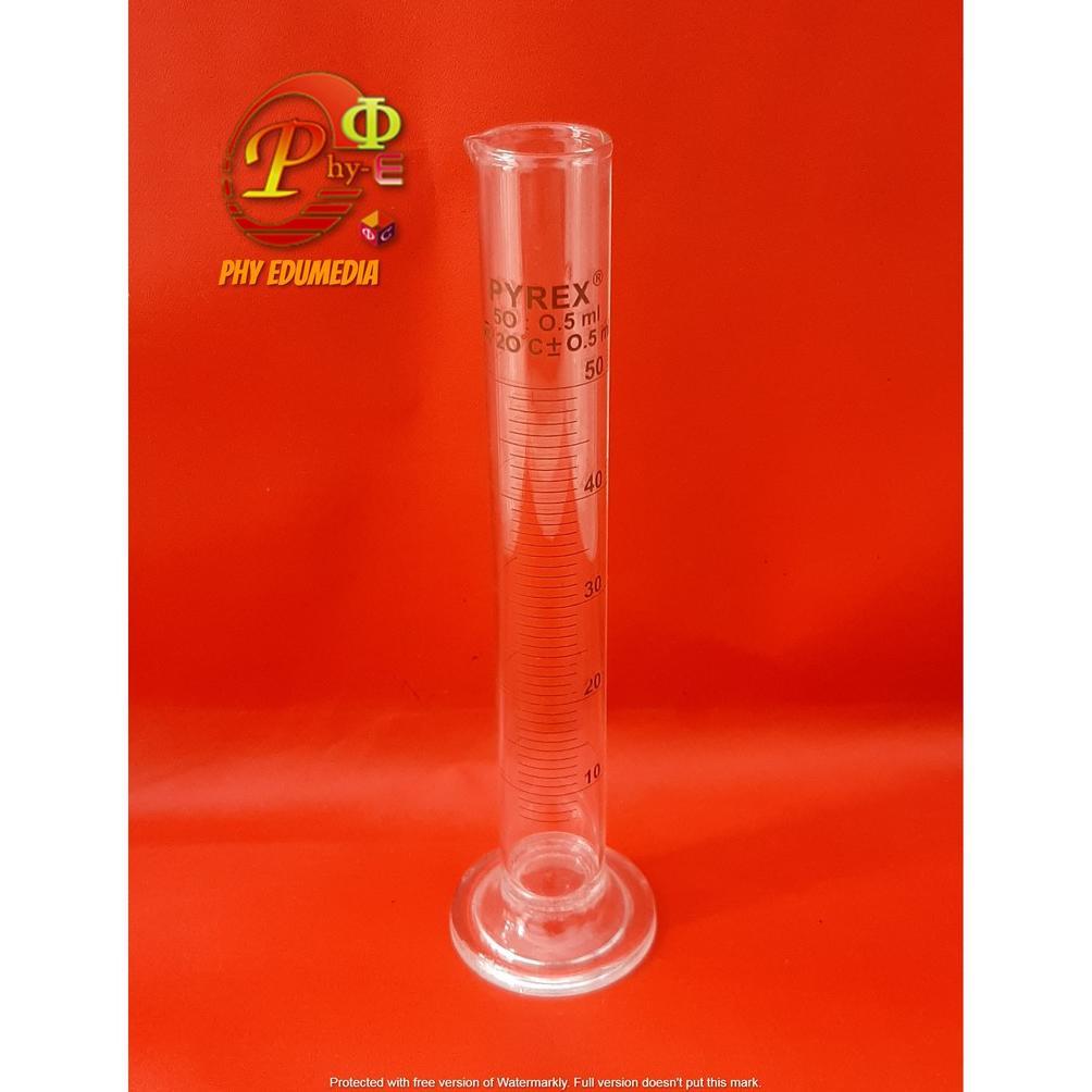 Gelas Ukur 50Ml / Measuring Cylinder 50Ml Pyrex / Tabung Ukur 50Ml Pyrex