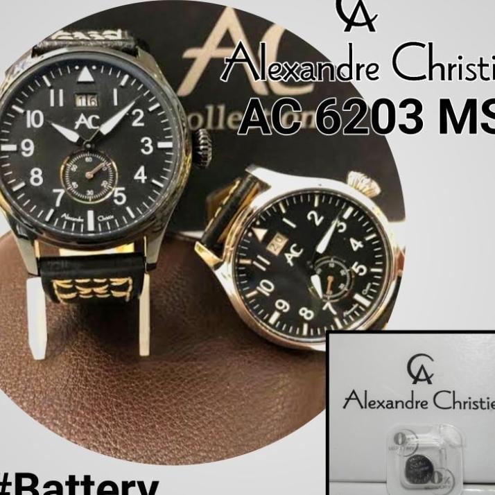 Baterai Jam Tangan Alexandre Christie Acn6203 Ms