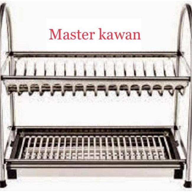 Rak Piring Stainless Sus 304 Tempat Tirisan Piring Stainless