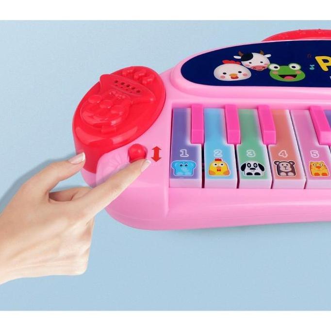 HAPPYTOYS.888 #B99 MAINAN PIANO FUNNY ANIMALS SOUNDS / PIANA SUARA HEWAN / MAINAN MUSIC TD