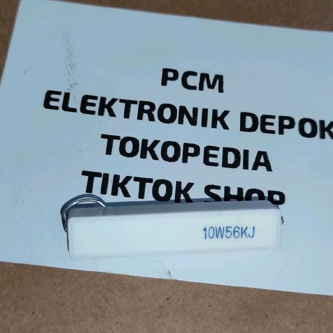 R 10W 56K OHM 10W56KRJ 56KOHM 10 WATT 56 KOHM 56 K RESISTOR KAPUR 10WATT D'90