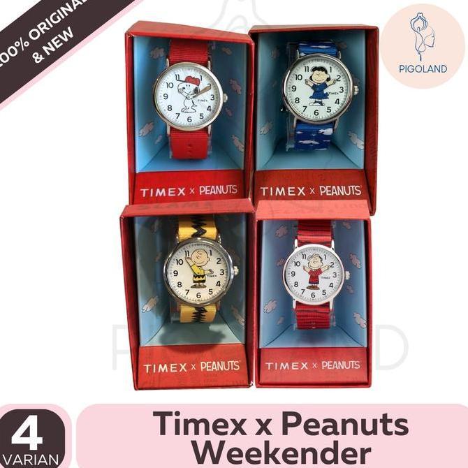 Timex Weekender Peanuts Collection 38mm Nylon Strap TERLARIS|BEST QUALITY|BEST SELLER