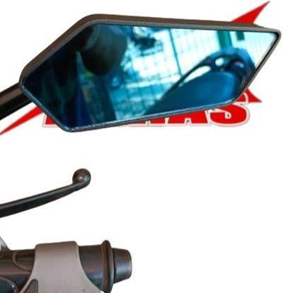 kecee.badai - SPION CIRCUIT BIG SEGI LIMA KACA BIRU + BRACKET VAIRING UNIVERSAL MOTOR NMAX AEROX VIX