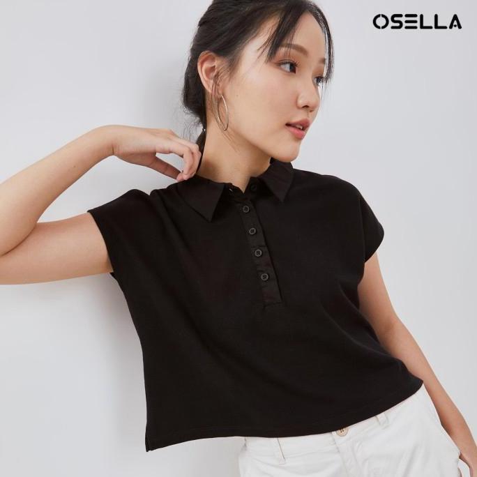 Osella Sleeveless Collar Shirt 21714003 | Kemeja Wanita
