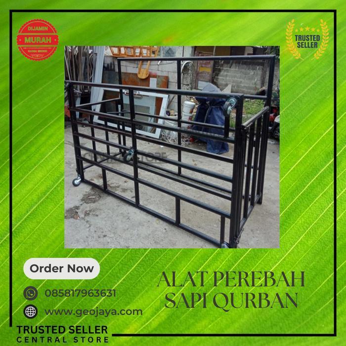 Bisa Cod - Alat Perebah Sapi Qurban / Kandang Jepit Sapi Memudahkan Untuk Qurban