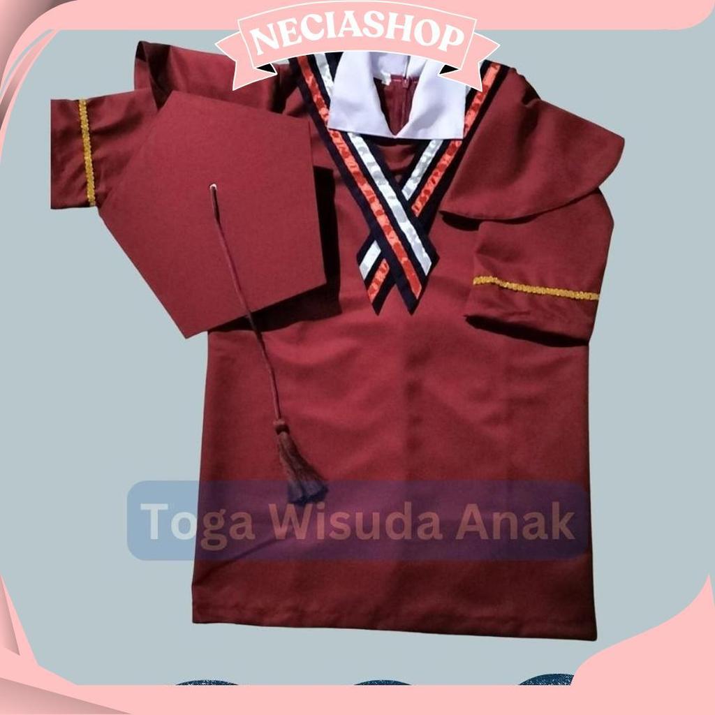 Baju Seragam Wisuda Toga Anak TK PAUD Model Korea KZ Termurah