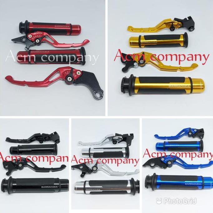 cv_crowded - PAKET VARIASI HANDLE REM CNC+GRIP BARACUDA JALU MIO SOUL-SPORTY-SMILE Diskon