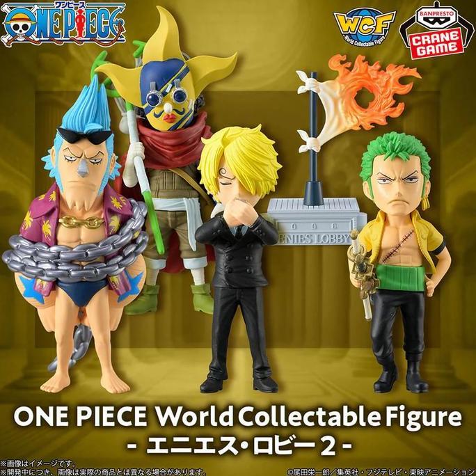 28938 - [OVERSEA LIMITED] WCF ENIES LOBBY VOL 2 ONE PIECE SOGEKING ZORO SANJIN FRANKY FLAG - ACTION 