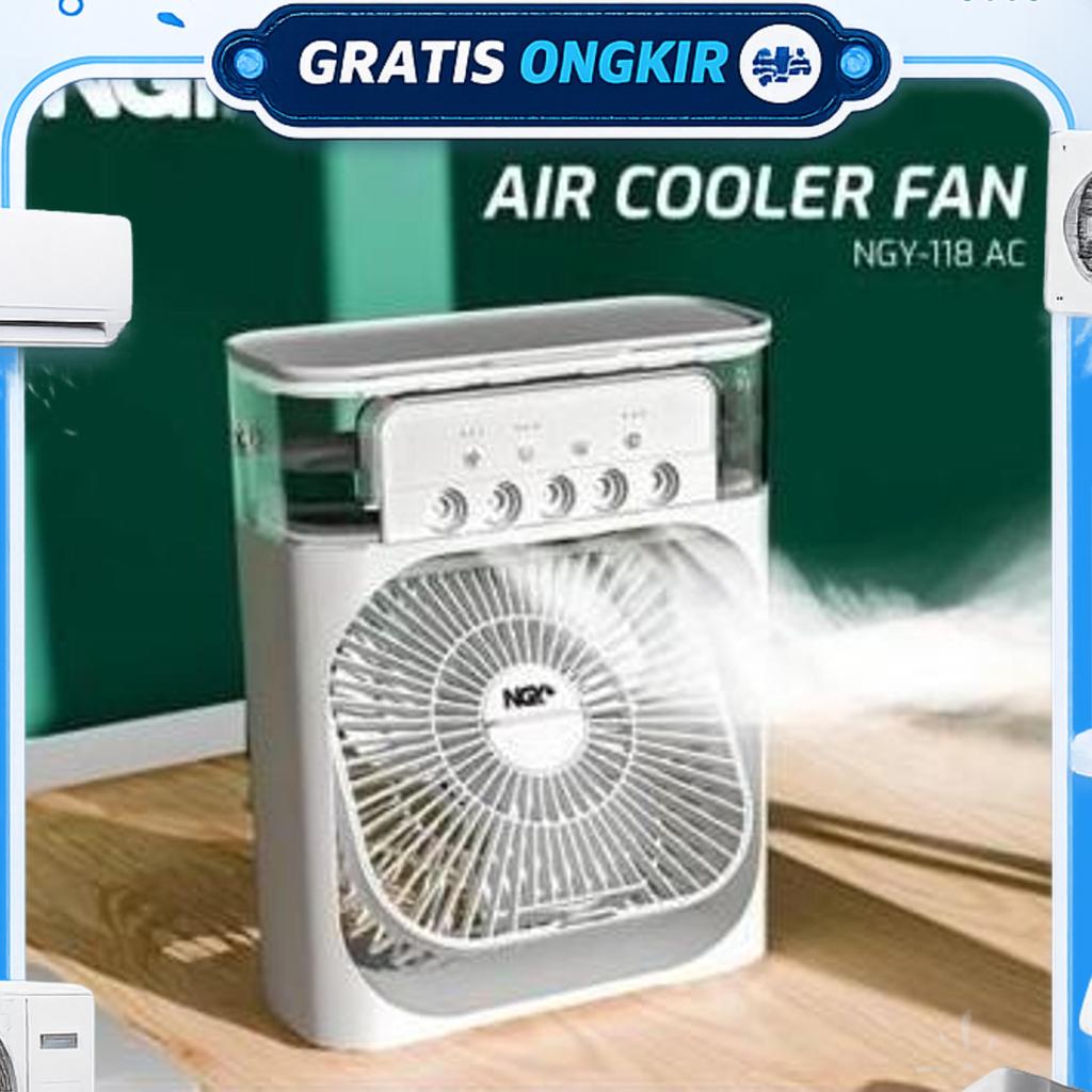 Kipas Angin Mini Portable Portabel Pakai Air/Es Batu Ngy 118 Ac