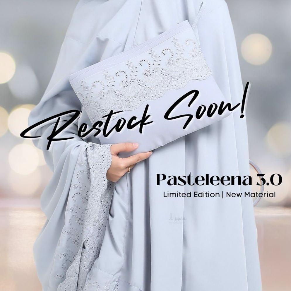 Saless Dzakiyya - Mukena Dewasa Pasteleena Full Bordir Katun Premium Ukuran Jumbo Cantik | Mukena Le