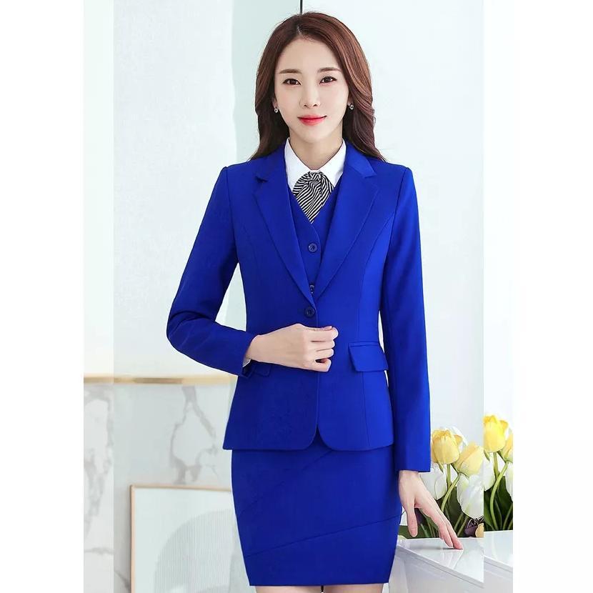 Diskon Blazer Formal Wanita Biru Bca/ Biru Elektrik/ Biru Benhur