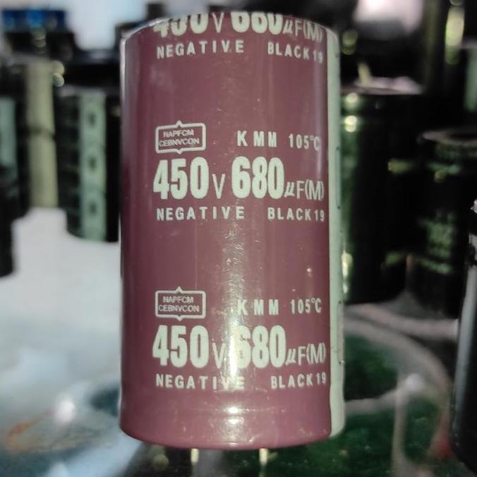 680UF 450V ELCO CAPACITOR 680 UF 450 V D'90