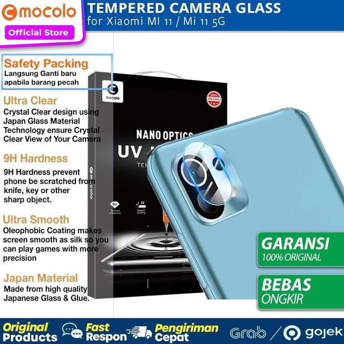 Mocolo Lens Protector Kamera Compatible For Xiaomi MI 11 MI11 Anti Gores Camera