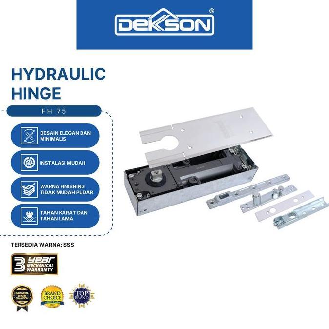 DEKKSON Floor Hinge Engsel Pintu Tanam FH 75 SSS