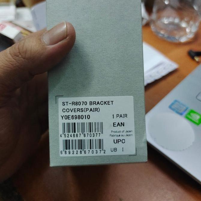 Shimano Bracket Covers ST-R8070 Hood Cover Karet Brifter Ultegra Di2 Disc Brake R8070 Original Shima