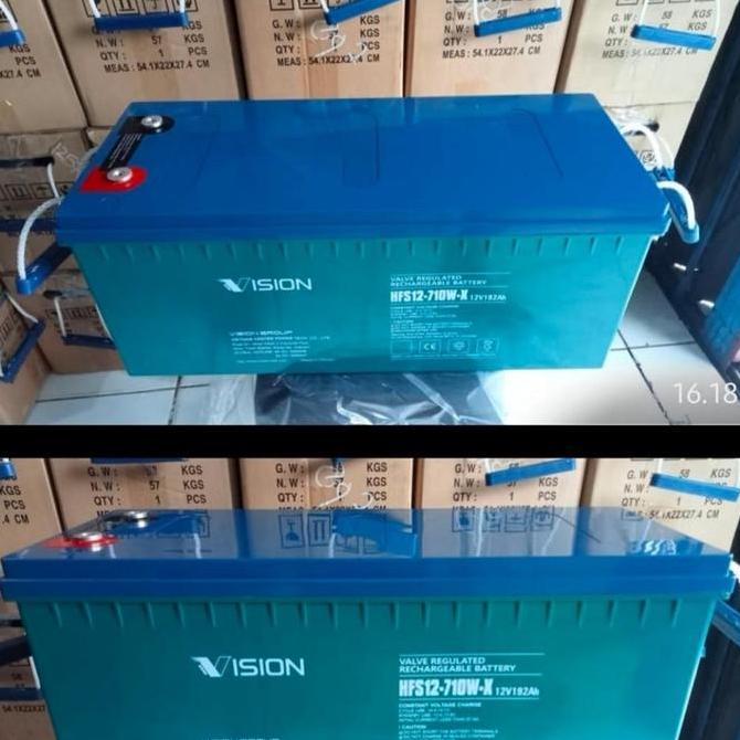 Aki UPS VISION HFS12-710W-X 12V 192Ah VRLA Industrial Battery High Rate Original