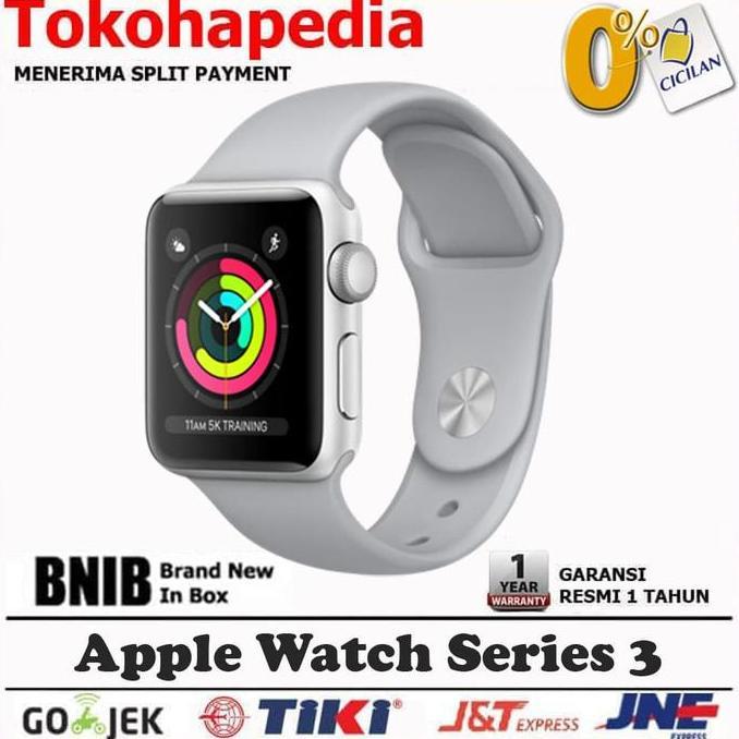 Apple Watch / iWatch Series 3 38mm White Silver Fog Sport Band