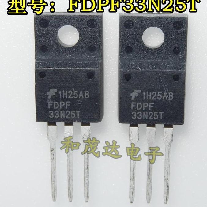 Update (1) FDPF33N25T FDPF33N25 FDPF 33N25T 33N25 TO-220F 250V N-Ch MOSFET jwelek70 Ayo Beli