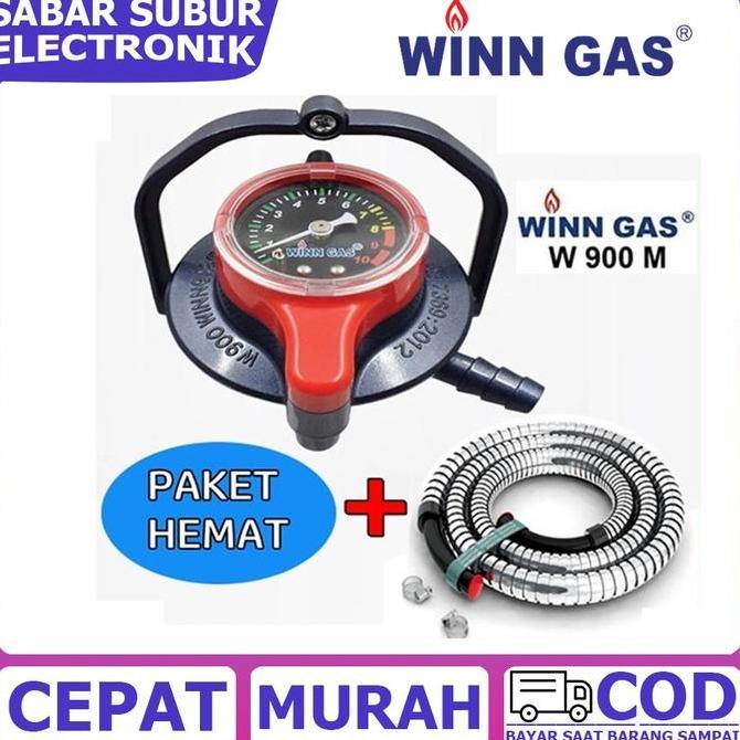 Winn Gas Regulator Meter W 900 - Pengunci Ganda