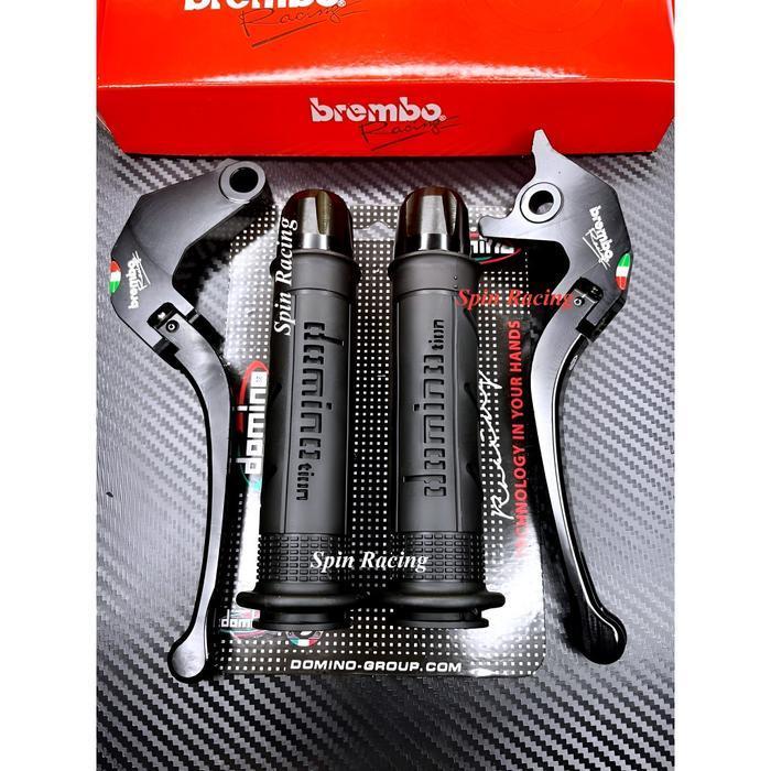 3In1 Handle Rem Lipat Black + Handgrip Rcb Ori Hg55 + Jalu Stang Full Cnc / Vario 125 New Esp Vario 