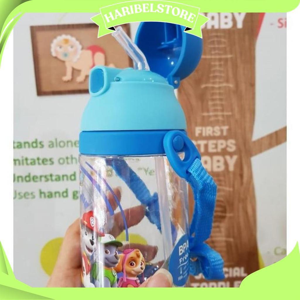 Botol Minum Karakter anak T7001 paw patrol, tayo, little pony, unicorn, lol, thomas and friends 350m