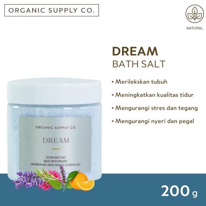 Bersihh- Organic Supply Co. Dream Bath Salt: Epsom Salt, Lavender, Aromatherapy, Spa