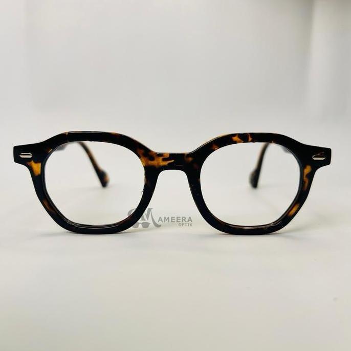 Dellx- (Beli 1 Free 1) Fizzi - Frame Kacamata Fashion Unisex Eyewear Glasses Mata Normal Minus Cylin