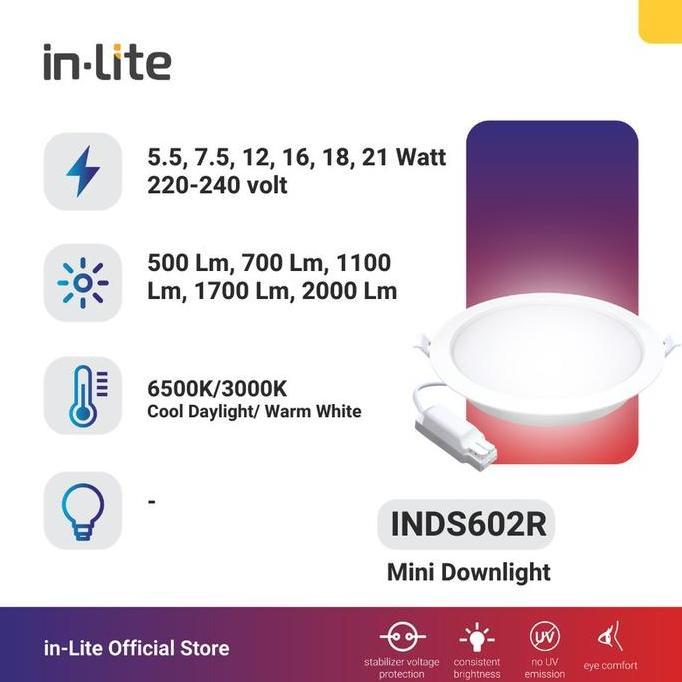 Zaito- Inlite Led Panel 16W | Inlite Led Panel 16 Tt