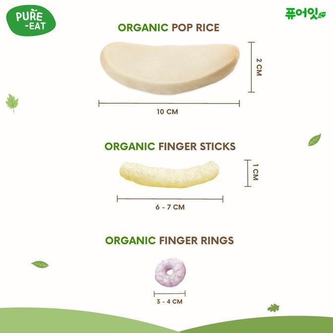 Yummy Pure Eat Organic Vegetable Rice Rings - Snack Bayi 8 Bulan (Product of Korea)