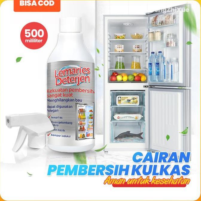 Pembersih kulkas, disinfektan rumah tangga, antibakteri, penghilang bau, pengharum ruangan, semprota