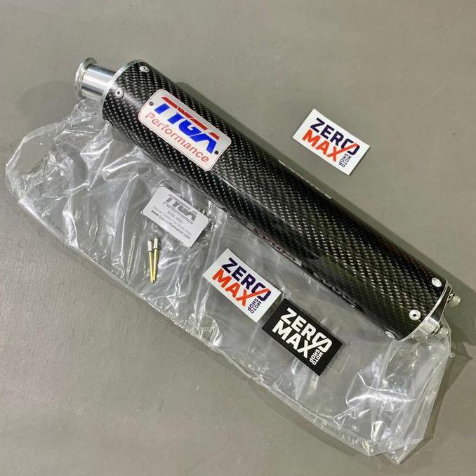 Silencer Knalpot Tyga Original Carbon Black Ninja Rr R Ss 150R 150Rr
