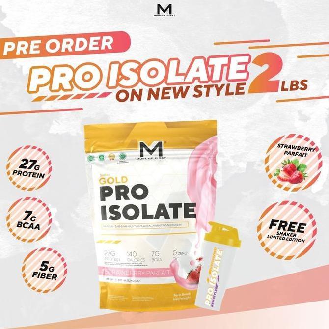 Muscle First Gold Series Pro Isolate Whey Protein 2Lbs M1 Pro Isolate