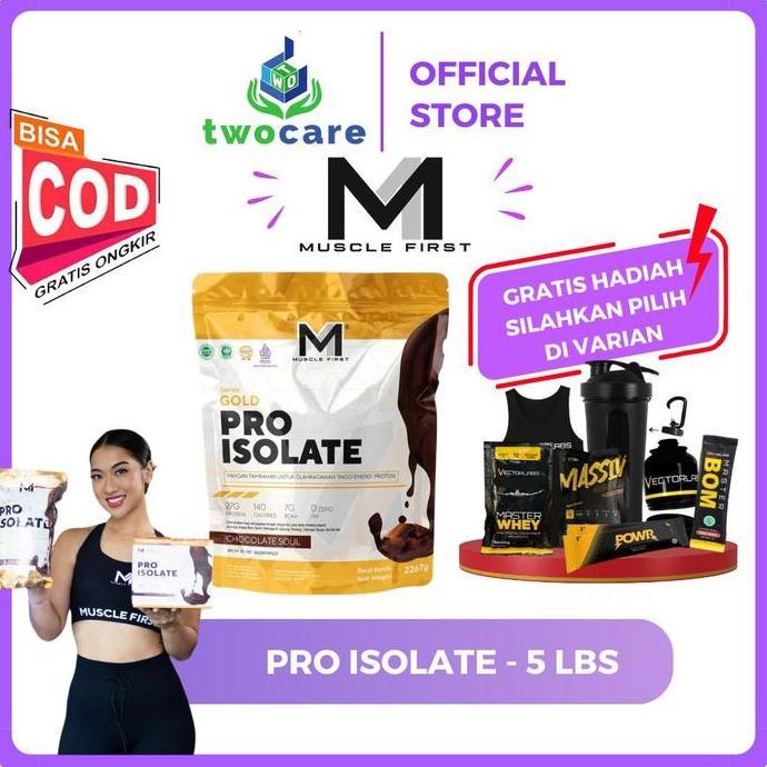 Muscle First Gold Pro Isolate 5Lb M1 Pro Isolate Protein 2,3Kg Whey Isolate
