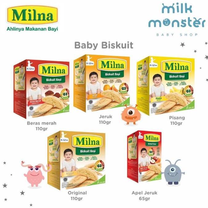Milna biskuit bayi / Camilan biskuit bayi