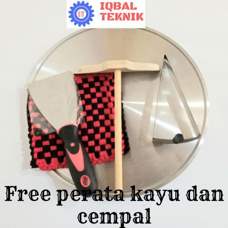 Loyang Krepes 25Cm,Loyang Crepes Semi Otomatis 25Cm,Loyang Leker 1 Paket
