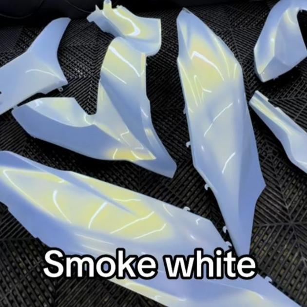 Cat Warna Smoke White Jenis Pu. / Putih Kebiruan Free Lembayung Gold. 1 Paket