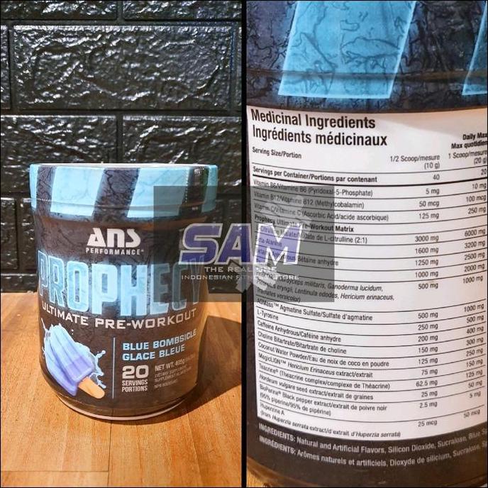 Suplemen Fitness Ans Prophecy 20 Serving Malang Pre Workout