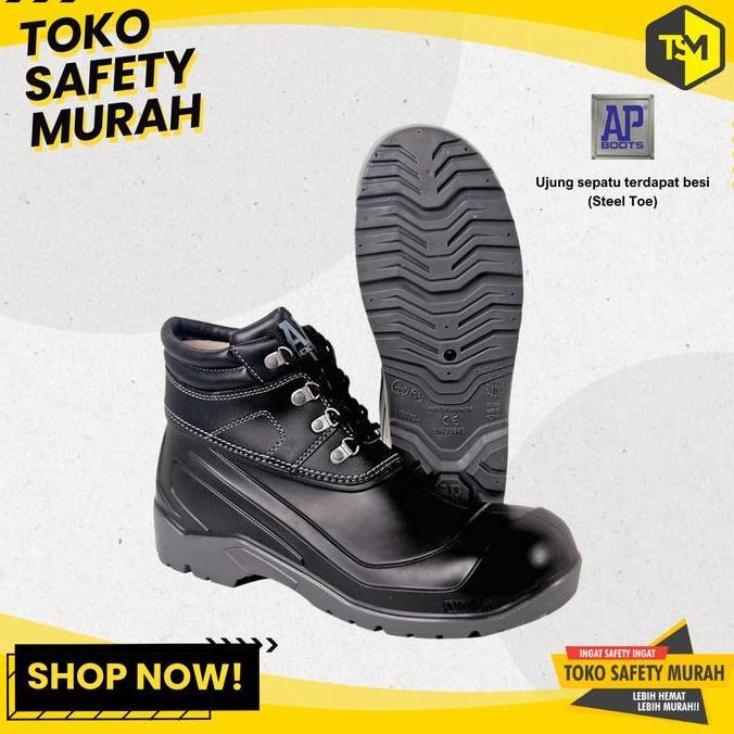 AP Boots Sepatu Safety AP MAX Sepatu Kerja Pria Ujung besi