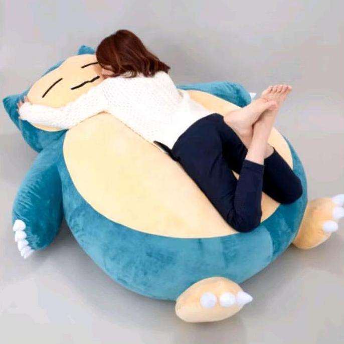 Boneka Snorlax Jumbo 2M Pokemon Plush beanbag birthday gift valentine