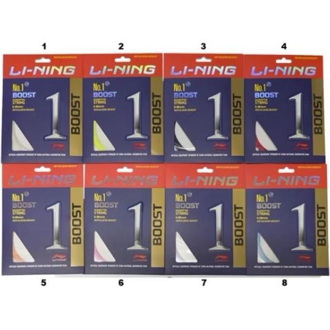 Senar Raket Badminton Lining No 1 Boost Asli Original